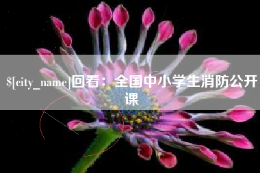 醴陵回看：全国中小学生消防公开课