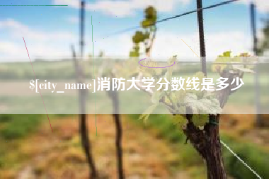 醴陵消防大学分数线是多少