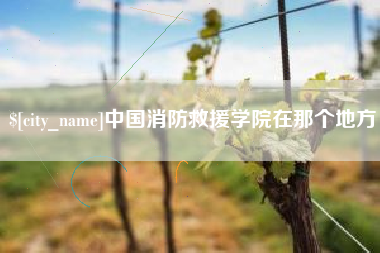 醴陵中国消防救援学院在那个地方