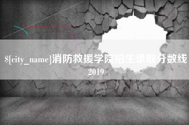 醴陵消防救援学院招生录取分数线2019