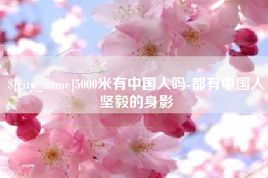 醴陵5000米有中国人吗-都有中国人坚毅的身影