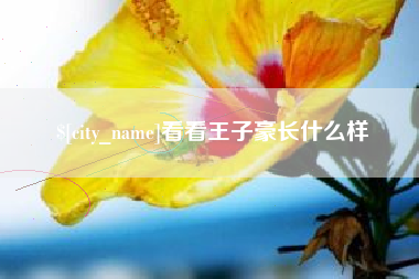 醴陵看看王子豪长什么样