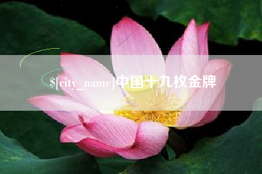 醴陵中国十九枚金牌