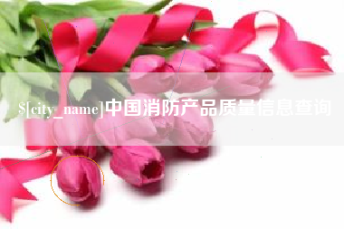 醴陵中国消防产品质量信息查询