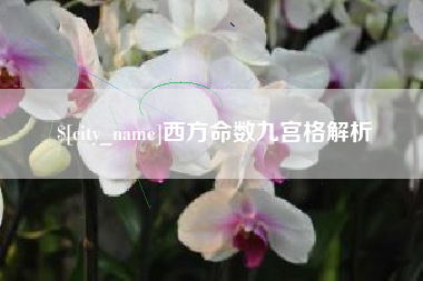 醴陵西方命数九宫格解析