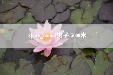 醴陵男子 5000米