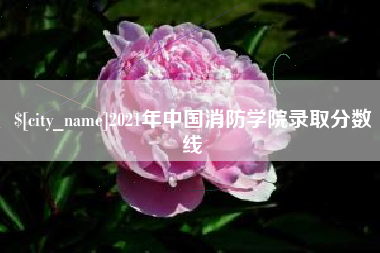 醴陵2021年中国消防学院录取分数线