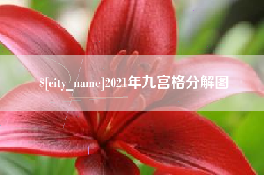 醴陵2021年九宫格分解图