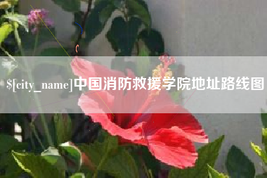 醴陵中国消防救援学院地址路线图