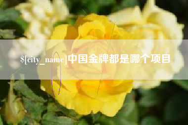 醴陵中国金牌都是哪个项目