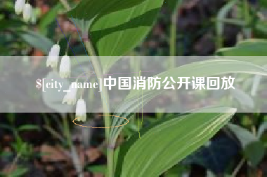 醴陵中国消防公开课回放