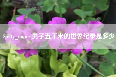 醴陵男子五千米的世界纪录是多少