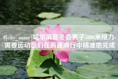 醴陵哈尔滨亚冬会男子5000米接力-需要运动员们在高速滑行中精准地完成