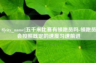 醴陵五千米比赛有领跑员吗-领跑员会按照既定的速度匀速前进