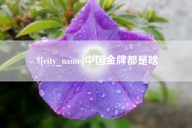 醴陵中国金牌都是啥