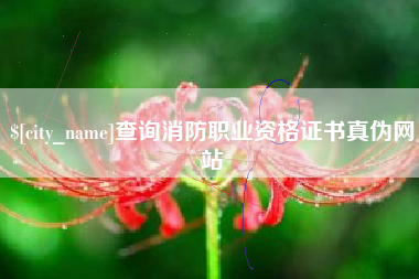 醴陵查询消防职业资格证书真伪网站