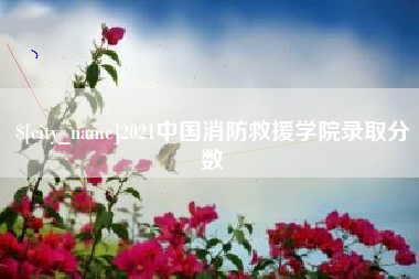 醴陵2021中国消防救援学院录取分数