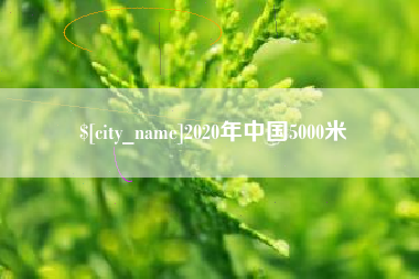 醴陵2020年中国5000米