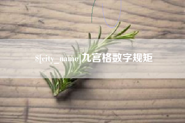 醴陵九宫格数字规矩